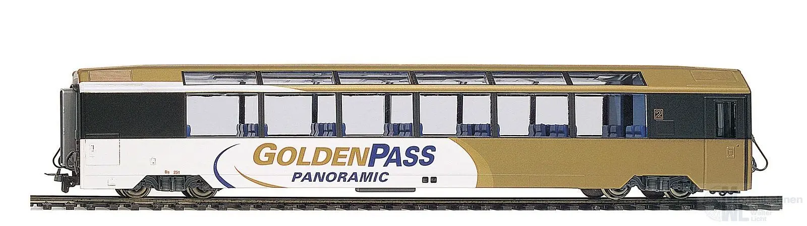 Bemo 3688311 - Panoramawagen MOB Ep.V/VI GoldenPass Panoramic Bs 251 H0/GL