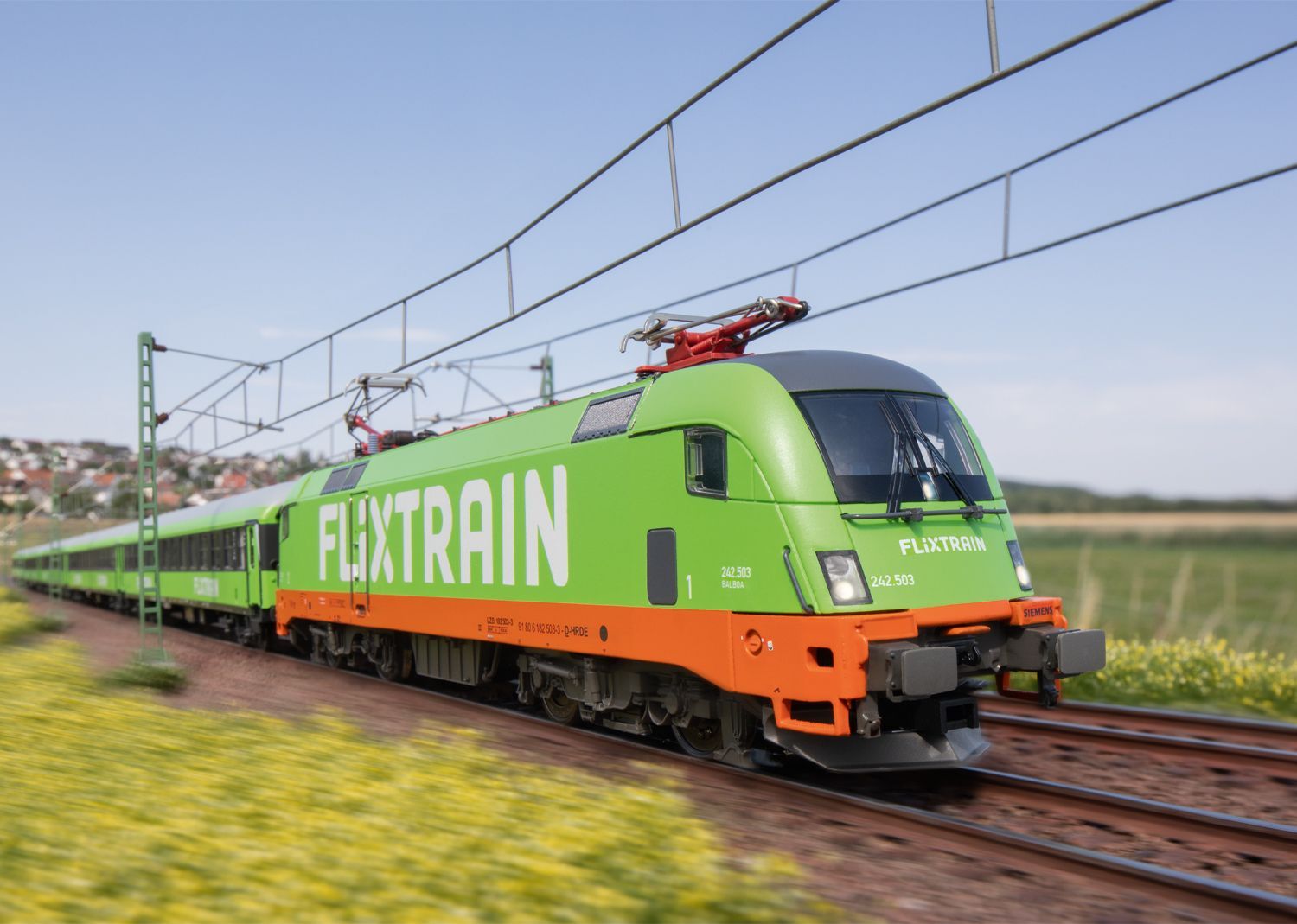 Märklin 39872 - MHI E-Lok BR 242.503 Flixtrain Ep.VI H0/WS Sound mfx