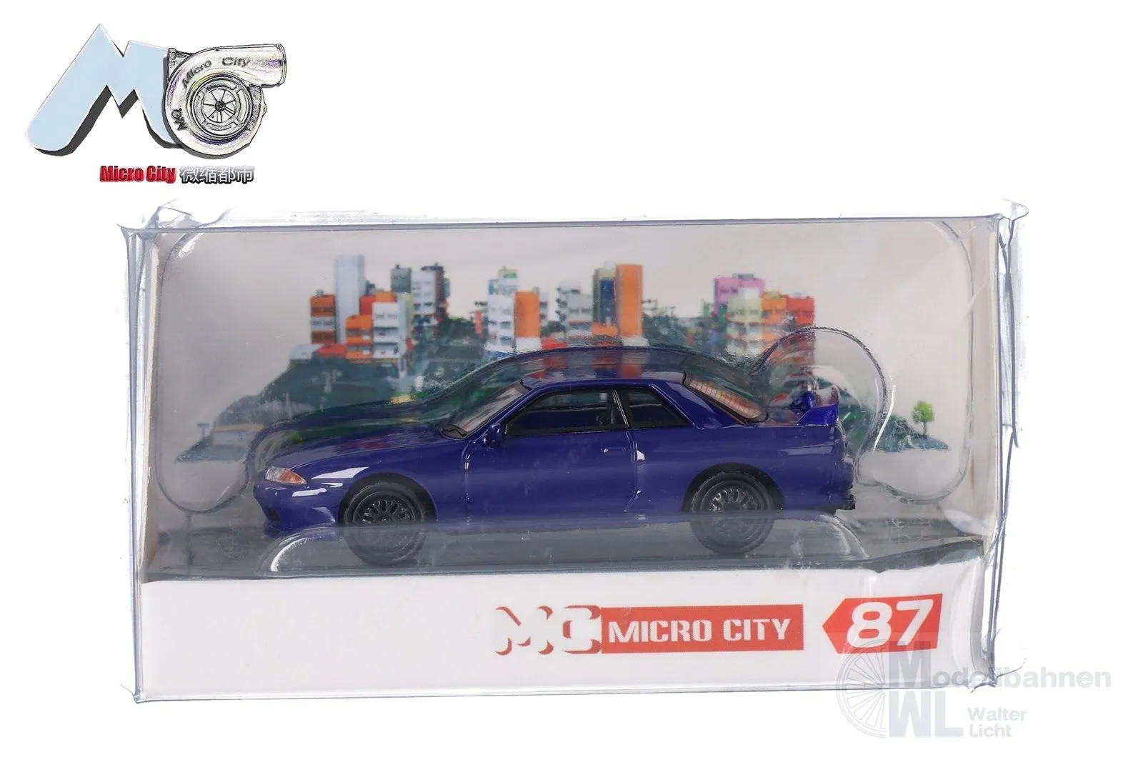 Herpa 87MC000101 - Nissan Skyline GTR32 blau H0 1:87