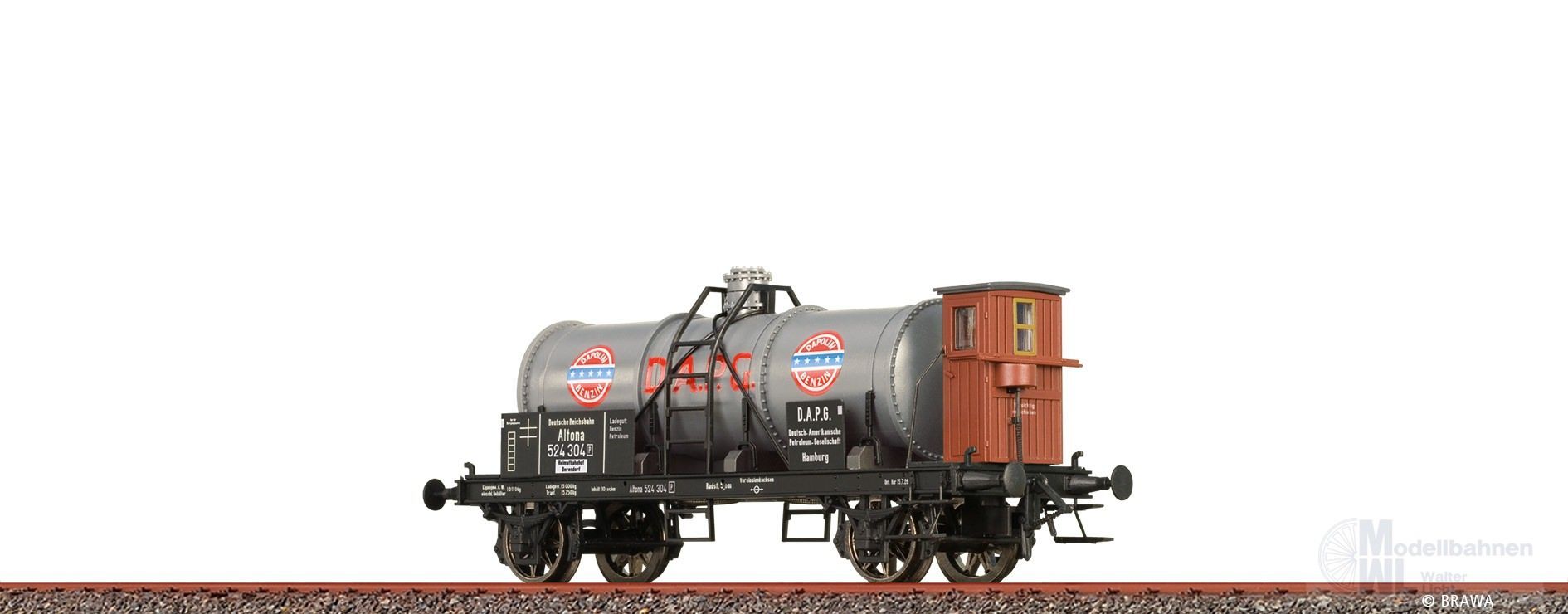 Brawa 50784 - Kesselwagen DRG Ep.II D.A.P.G. Altona 524 304 H0/GL