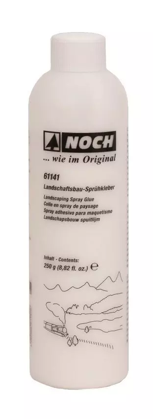 Noch 61141 - Landschaftsbau-Sprühleim 250 g, sprühfertig gemischt G/1/0/H0/H0m/H0e/TT/N/Z