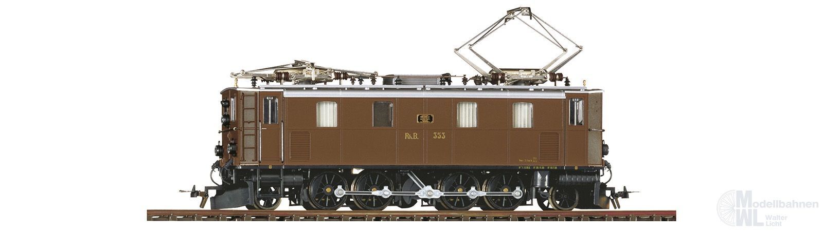 Bemo 1291113 - E-Lok Ge 4/6 353 RhB Ep.II-VI braun H0m