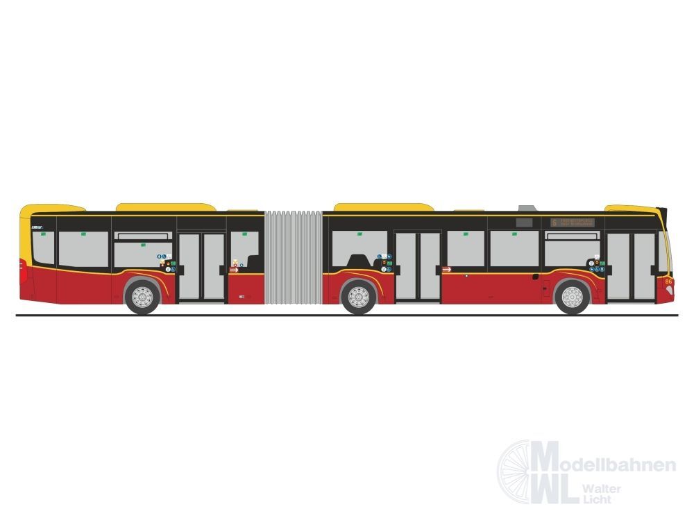 Rietze 69321 - Mercedes-Benz Citaro G ´12 Hanauer Straßenbahn H0 1:87