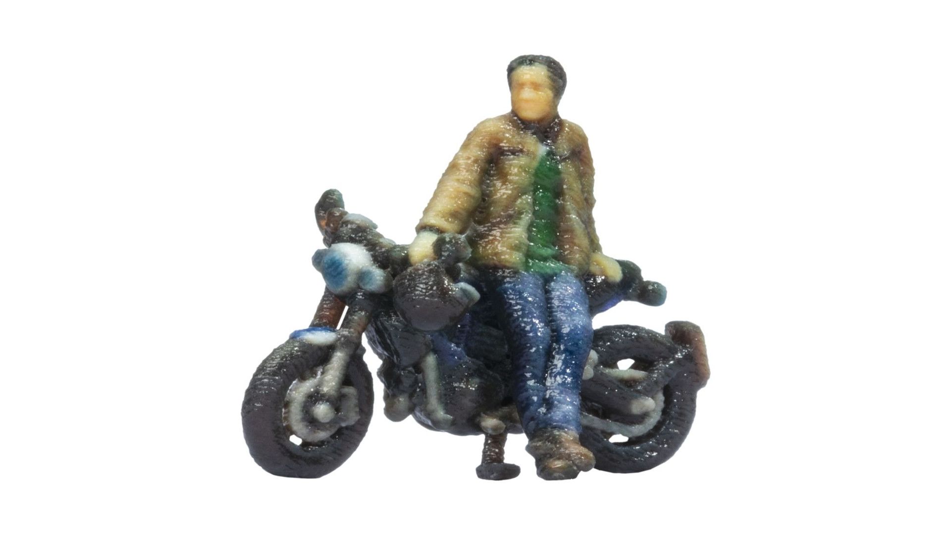 Noch 10908 - Café Racer Motorrad stehend  H0 1:87