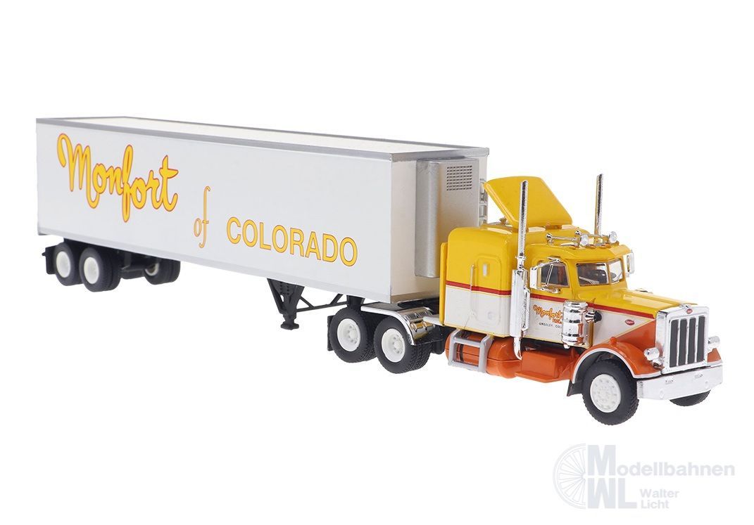 Brekina 85719 - Peterbilt 359 Sattelzug Monfort H0 1:87