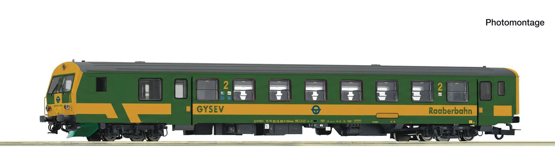 Roco 6210087 - Steuerwagen Gysev H0/GLC+Innenbeleuchtung