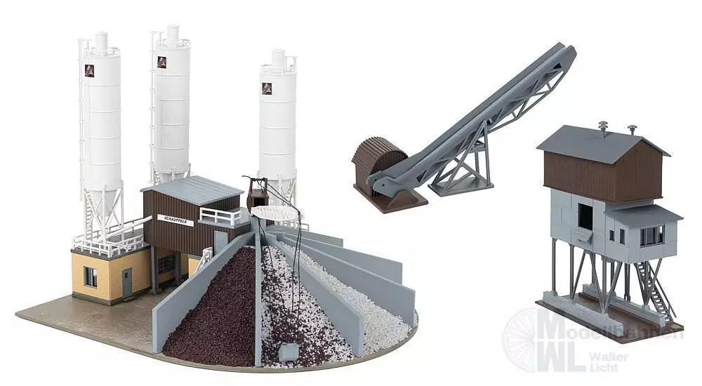 Faller 222228 - Betonmischwerk mit Kies-Verladung N 1:160