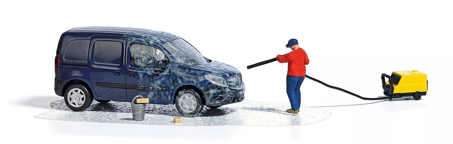 Busch 7825 - A-Set: Hochdruckreinigung H0 1:87