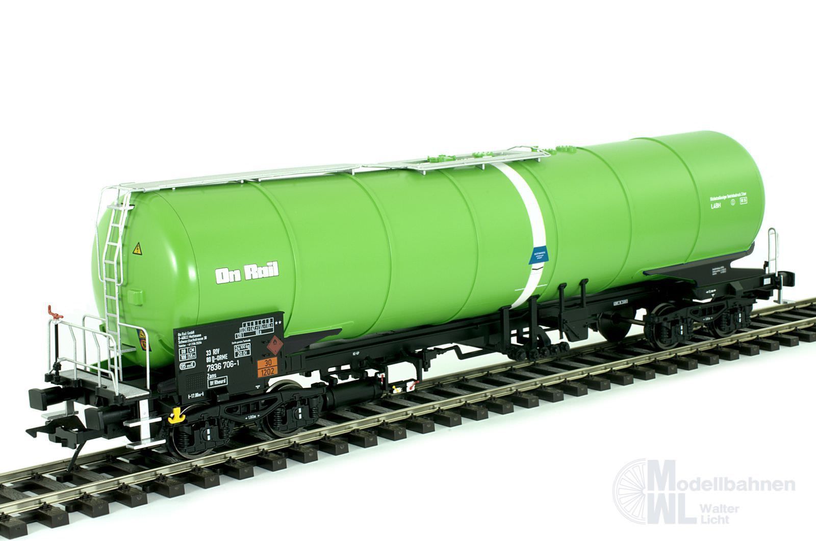 Lenz 42323-04 - Kesselwagen OnRail Zans grün Spur 0