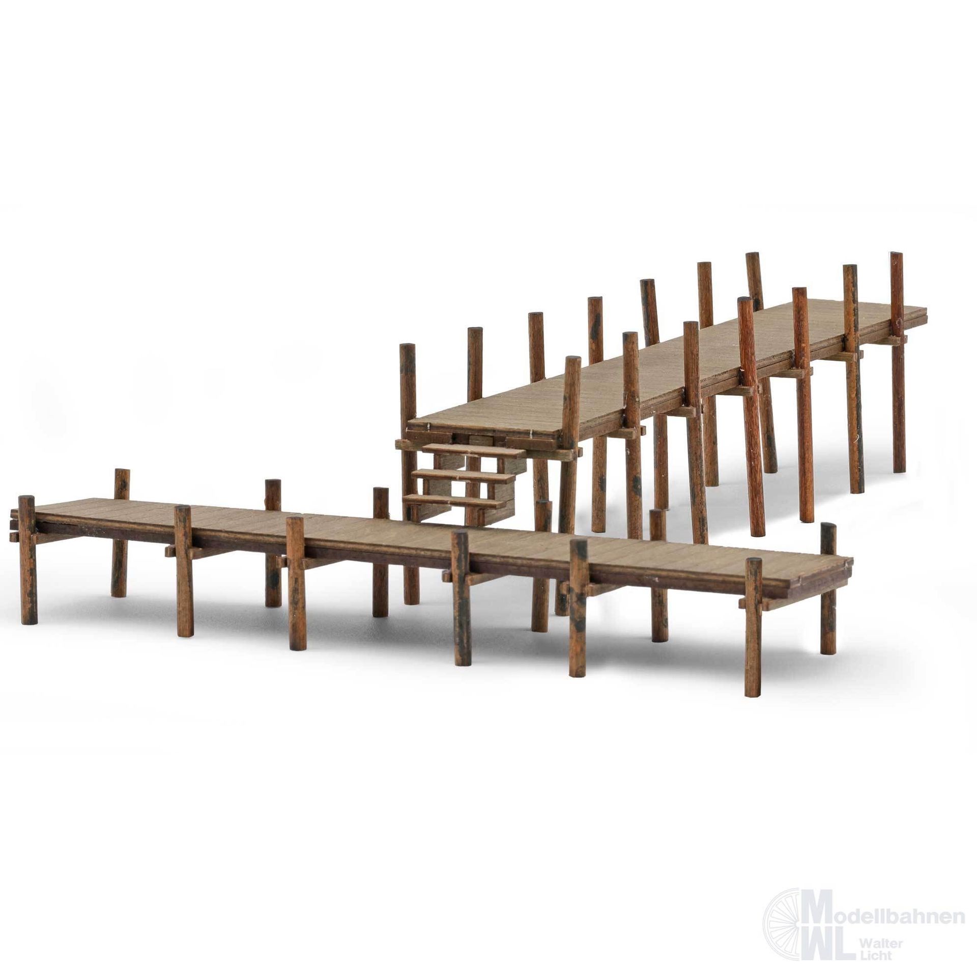 Busch 1727 - Bootssteg H0 1:87