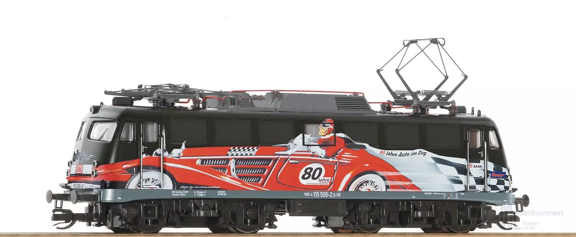 Roco 7580033 - E-Lok BR 115 DB Autozug Ep.VI TT 1:120