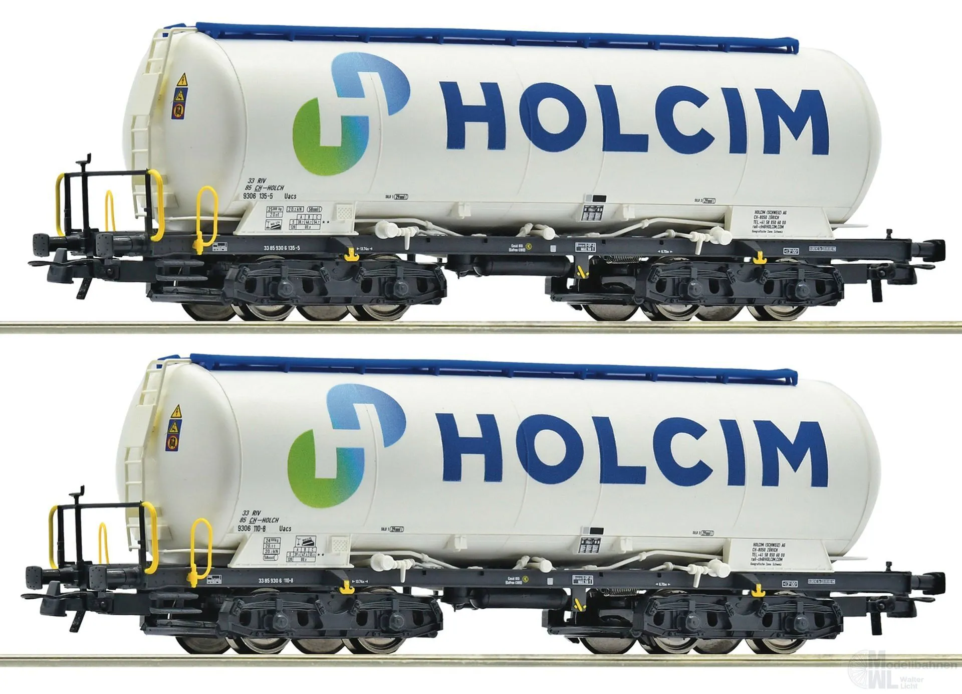 Roco 6600233 - Silowagen Set HOLCIM Ep.VI 2.tlg. H0/GL