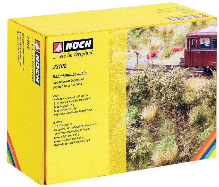 Noch 23102 - Bahndammbewuchs G/1/0/H0/H0m/H0e/TT/N/Z Noch 23102 - Bahndammbewuchs G/1/0/H0/H0m/H0e/TT/N/Z