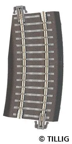Tillig 83726 - Bettungsgleis gebogen R12 22 TT 1:120