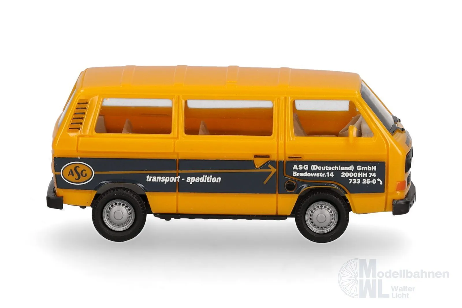 Herpa 099219 - VW T3 Bus ASG Hamburg H0 1:87