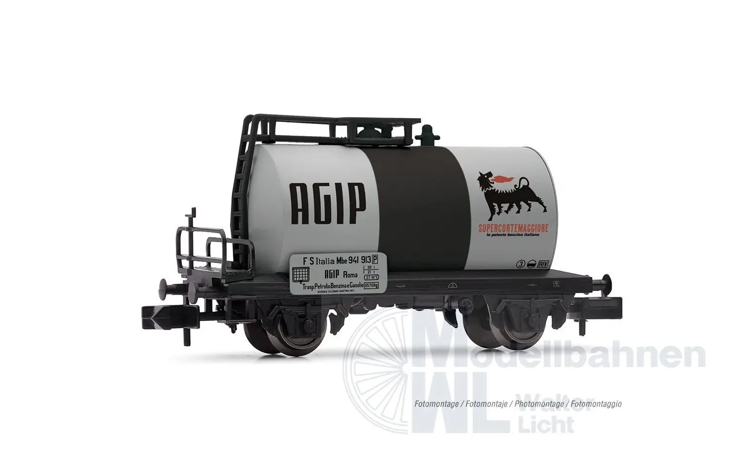 Arnold 6700 - Kesselwagen Set FS Ep.III 2.tlg. Agip N 1:160