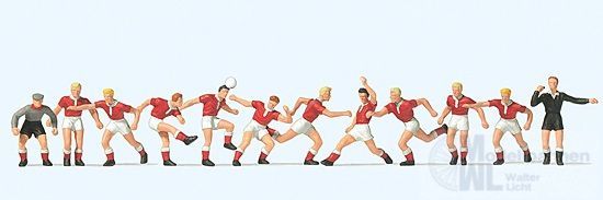 Preiser 10075 - Fußballmannschaft H0 1:87