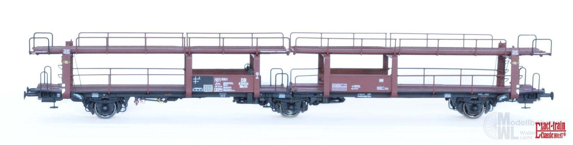Exact Train 21367 - Autotransportwagen DB Ep.III Offs 55 H0/GL Exact Train 21367 - Autotransportwagen DB Ep.III Offs 55 H0/GL