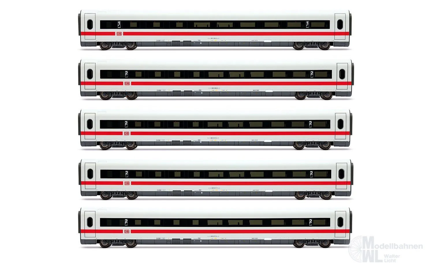 Lima 4683 - Ergänzungswagen Set ICE 1 DB Ep.V 5.tlg. Interlaken H0/GL