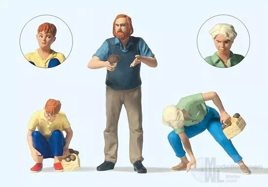 Preiser 44941 - Pilzsammler Spur G 1:22,5