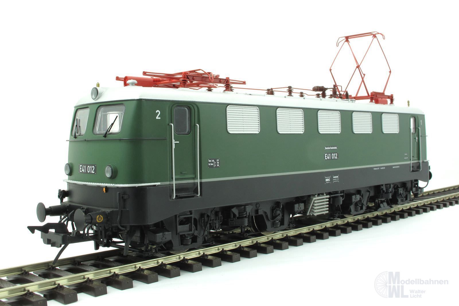 Lenz 40301-01 - E-Lok E 41 012 DB Ep.III chromoxydgrün Spur 0