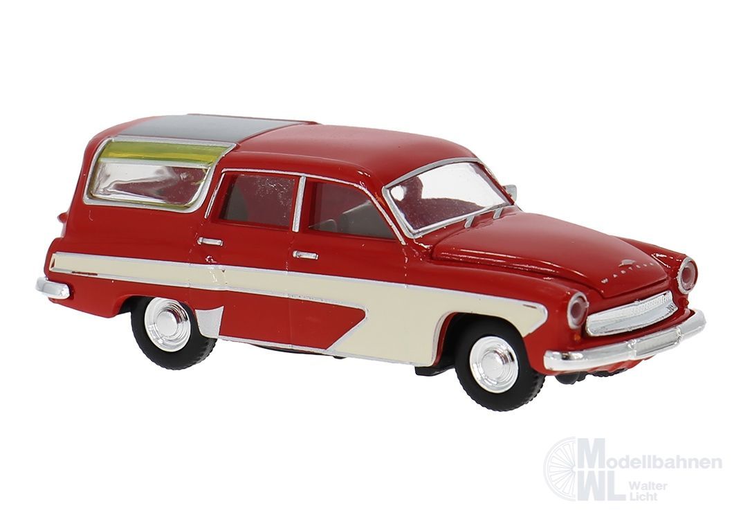 Brekina 27120 - Wartburg Camping in rot H0 1:87