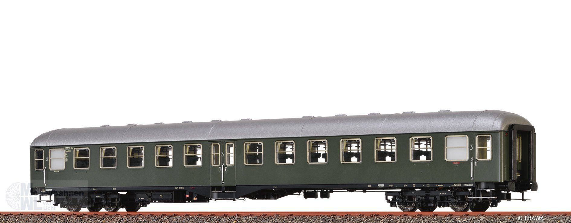 Brawa 58112 - Personenwagen DB Ep.III C4ymbg-51 H0/WS