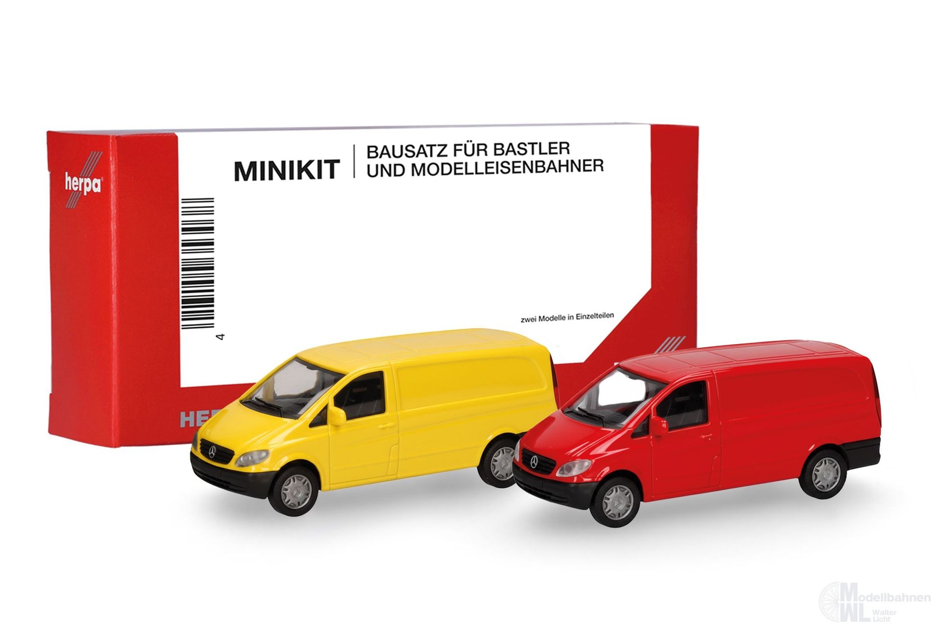 Herpa 014243-002 - MiKi Mercedes-Benz Vito Kasten 2002 H0 1:87