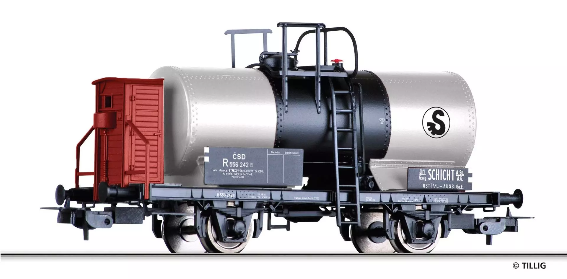 Tillig 76766 - Kesselwagen CSD Ep.II J. Schicht Usti H0/GL