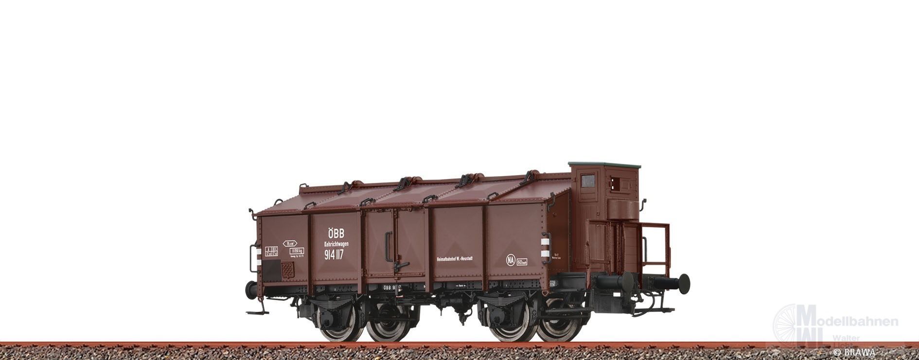 Brawa 50556 - Klappdeckelwagen ÖBB Ep.III K25 H0/GL