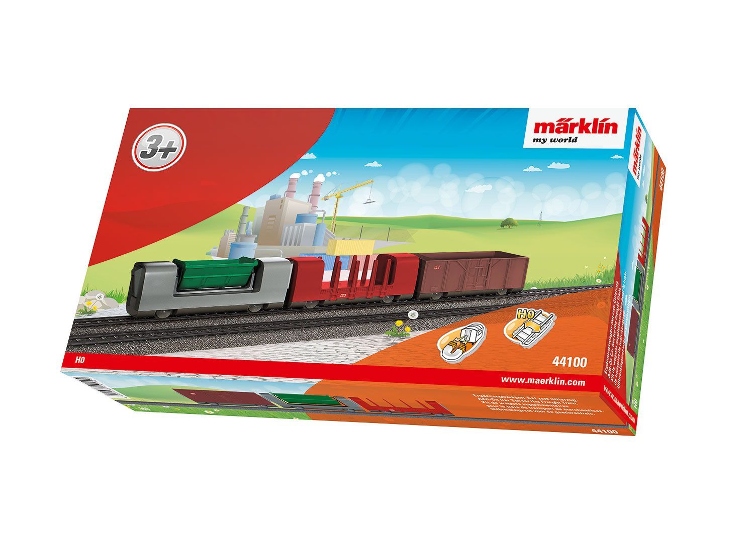 Märklin 44100 - Märklin my world - Ergänzungswagen-Set zum Güterzug H0 Märklin 44100 - Märklin my world - Ergänzungswagen-Set zum Güterzug H0
