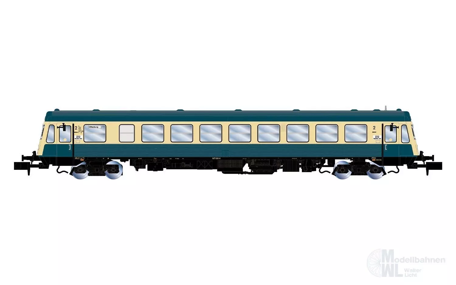 Arnold 2696S - Triebwagen BR 627.0 DB Ep.IV N 1:160 Sound