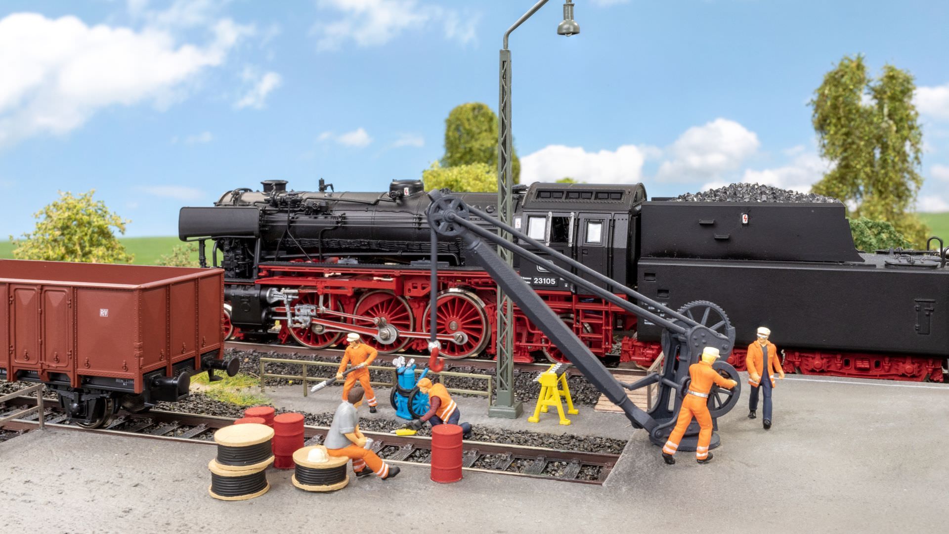 Noch 16270 - Figuren-Themenwelt Bahnbetriebswerk H0 1:87 Noch 16270 - Figuren-Themenwelt Bahnbetriebswerk H0 1:87