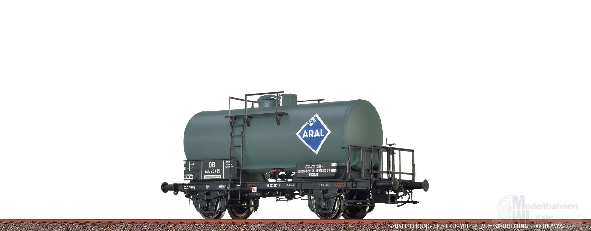 Brawa 50708 - Kesselwagen DB Ep.IV ARAL H0/GL