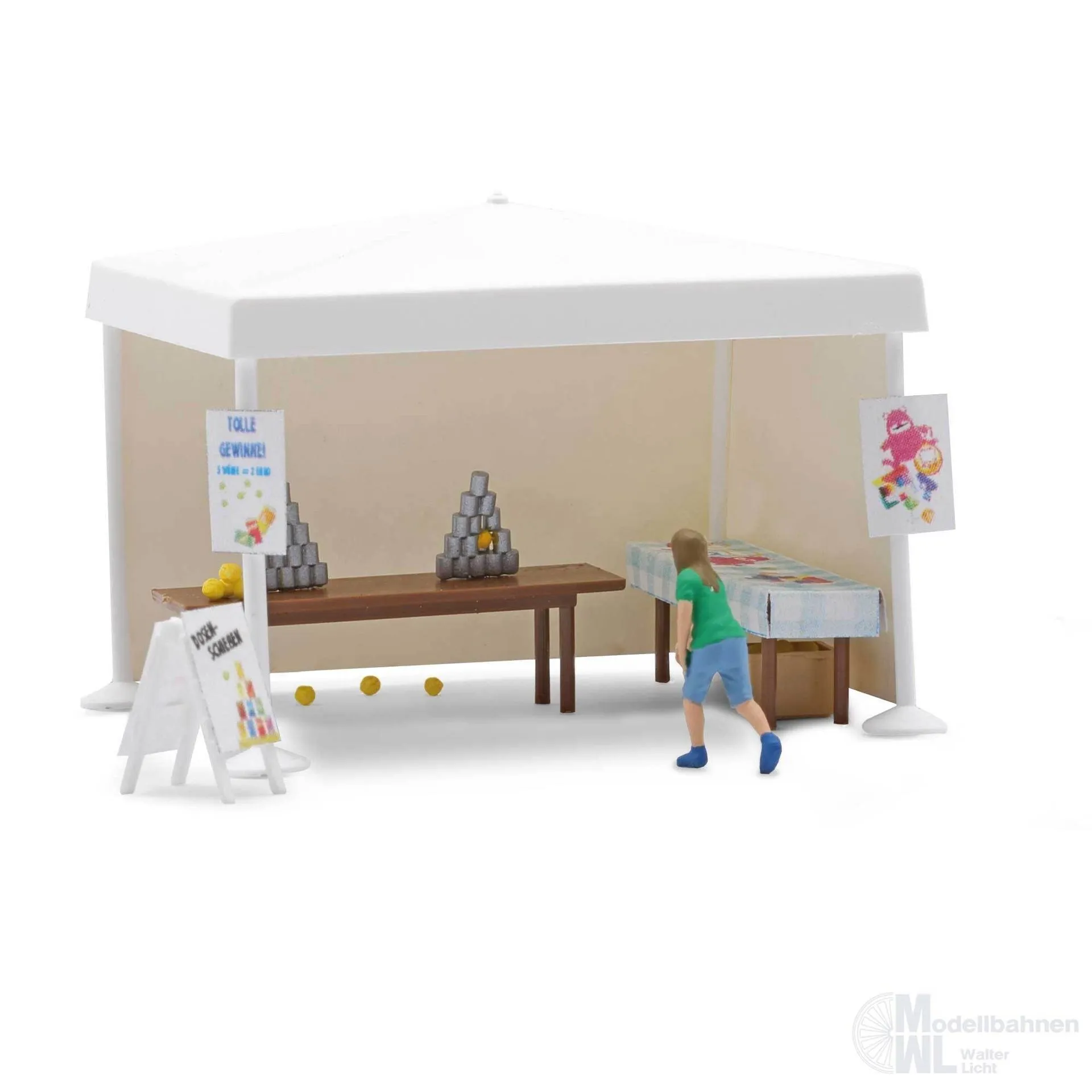 Busch 79806 - A-Set: Dosenwerfen H0 1:87
