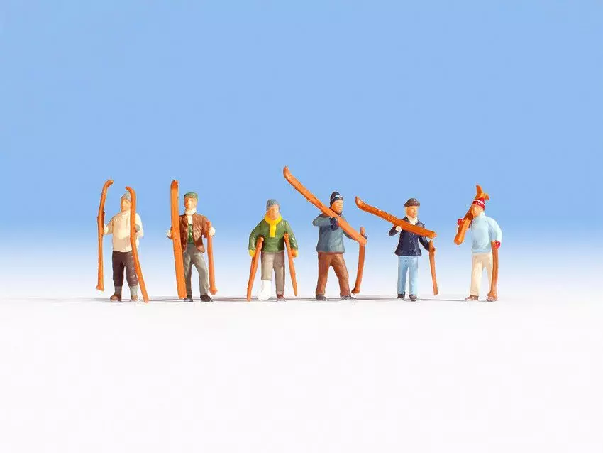 Noch 15829 - Skifahrer H0 1:87