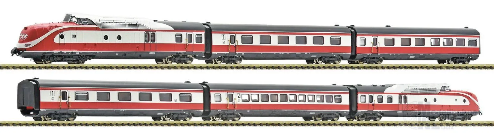 Fleischmann 7760010 - Triebzug VT 601 DR Ep.IV Max Liebermann 6.tlg. N 1:160