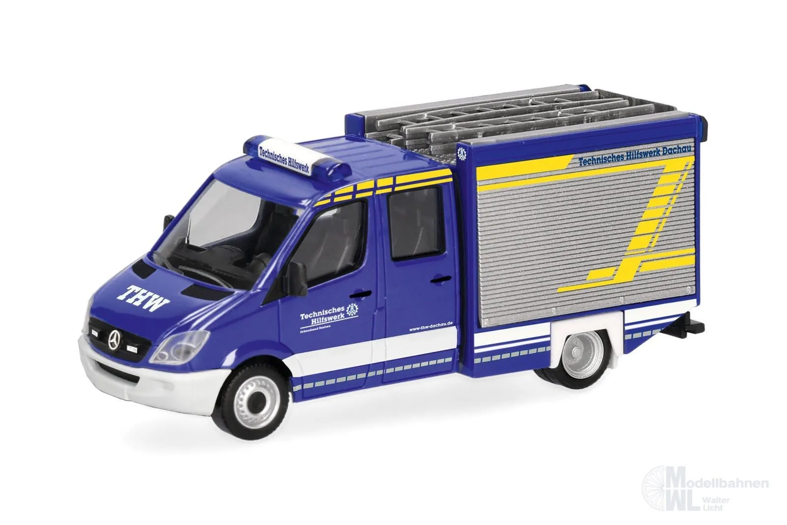 Herpa 099943 - Mercedes-Benz Sprinter 06 THV Gerätewagen THW Dachau H0 1:87