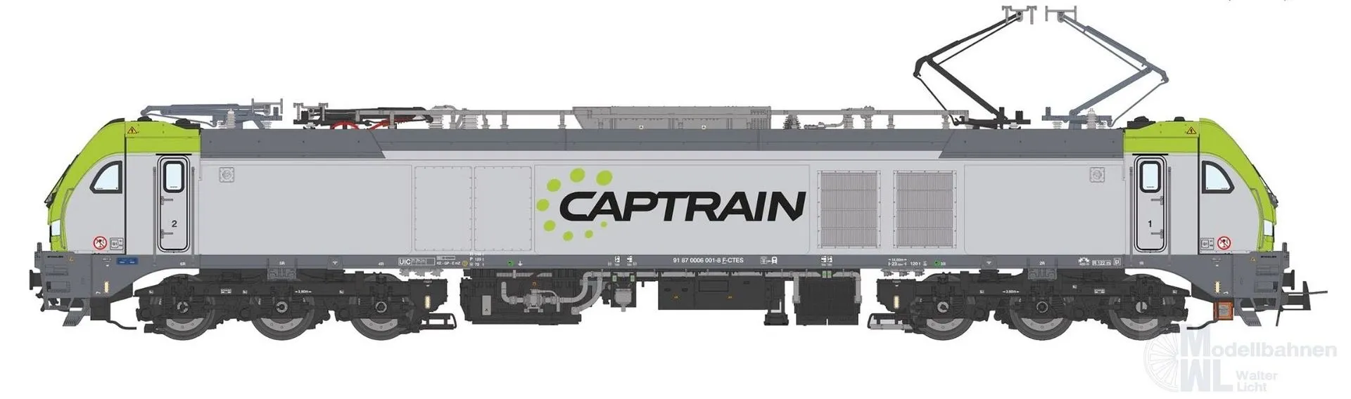Sudexpress N0060010 - E-Lok BR 6001-8 Euro 6000 Captrain Ep.VI N 1:160 Sound