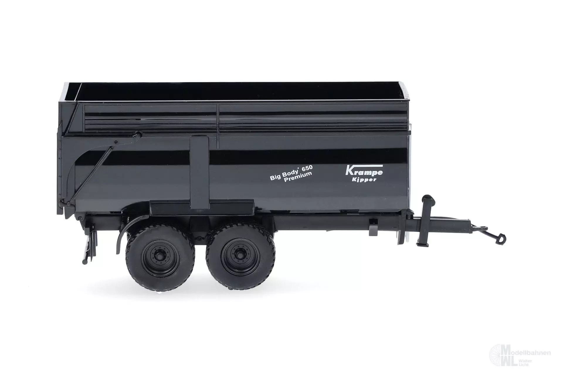 Herpa 077095 - Krampe Anhänger BigBody 650 schwarz H0 1:87