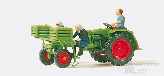 Preiser 17935 - Geräteträger mit Kartoffellegemaschine H0 1:87