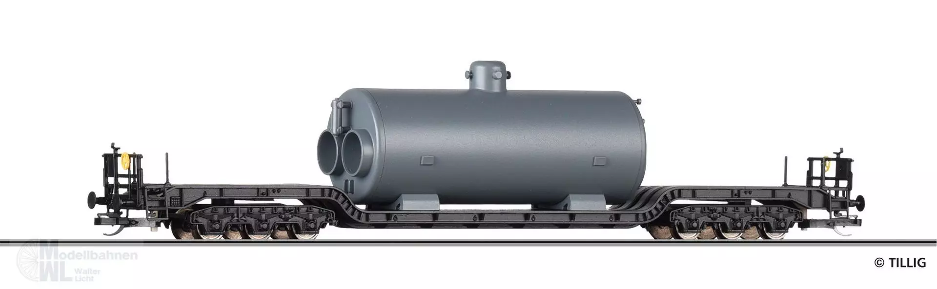 Tillig 95015 - Tiefladewagen DR Ep.III TT 1:120