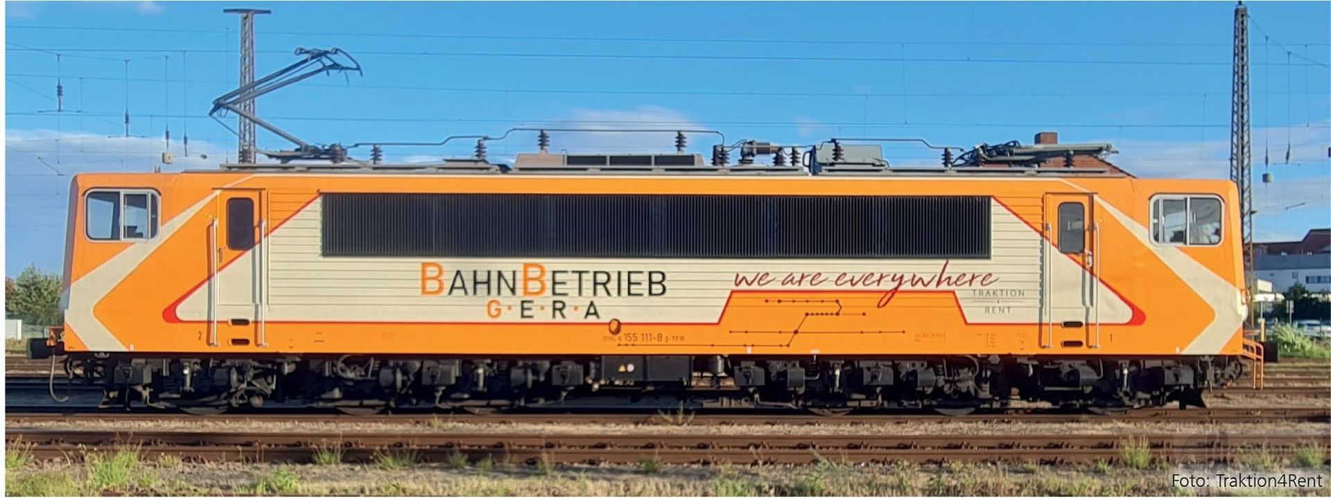 Tillig 04329 - E-Lok BR 155 111-8 Traktion4Rent GmbH Ep.VI TT 1:120