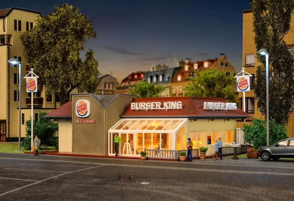 Vollmer 43632 - Burger King-Schnellrestaurant H0 1:87