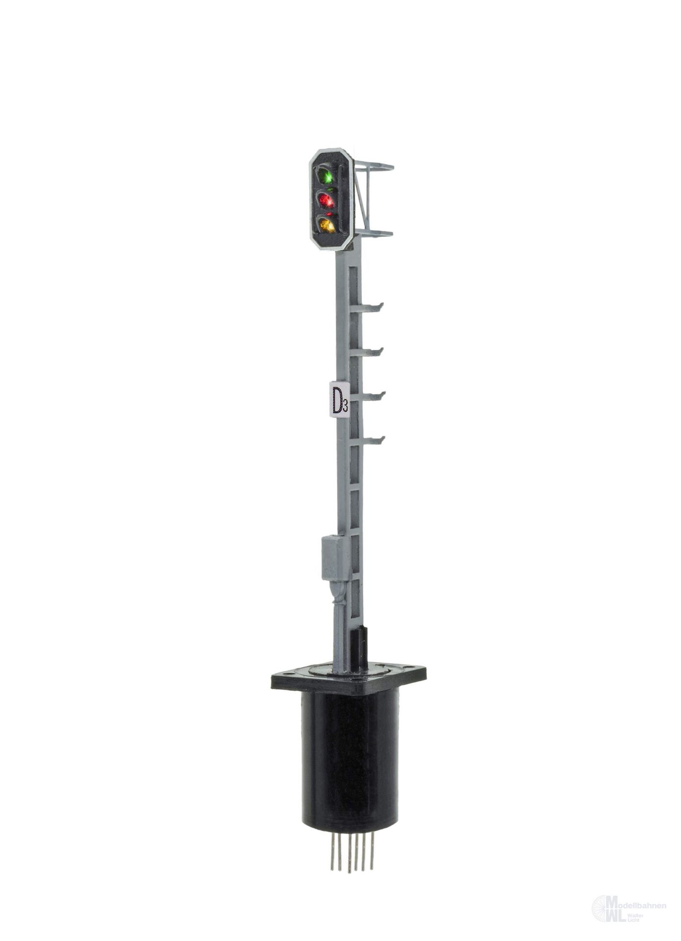 Viessmann 4642 - Licht-Ausfahrsignal Fahrbegriff: 1/2 langer Mast SBB Typ L H0 1:87