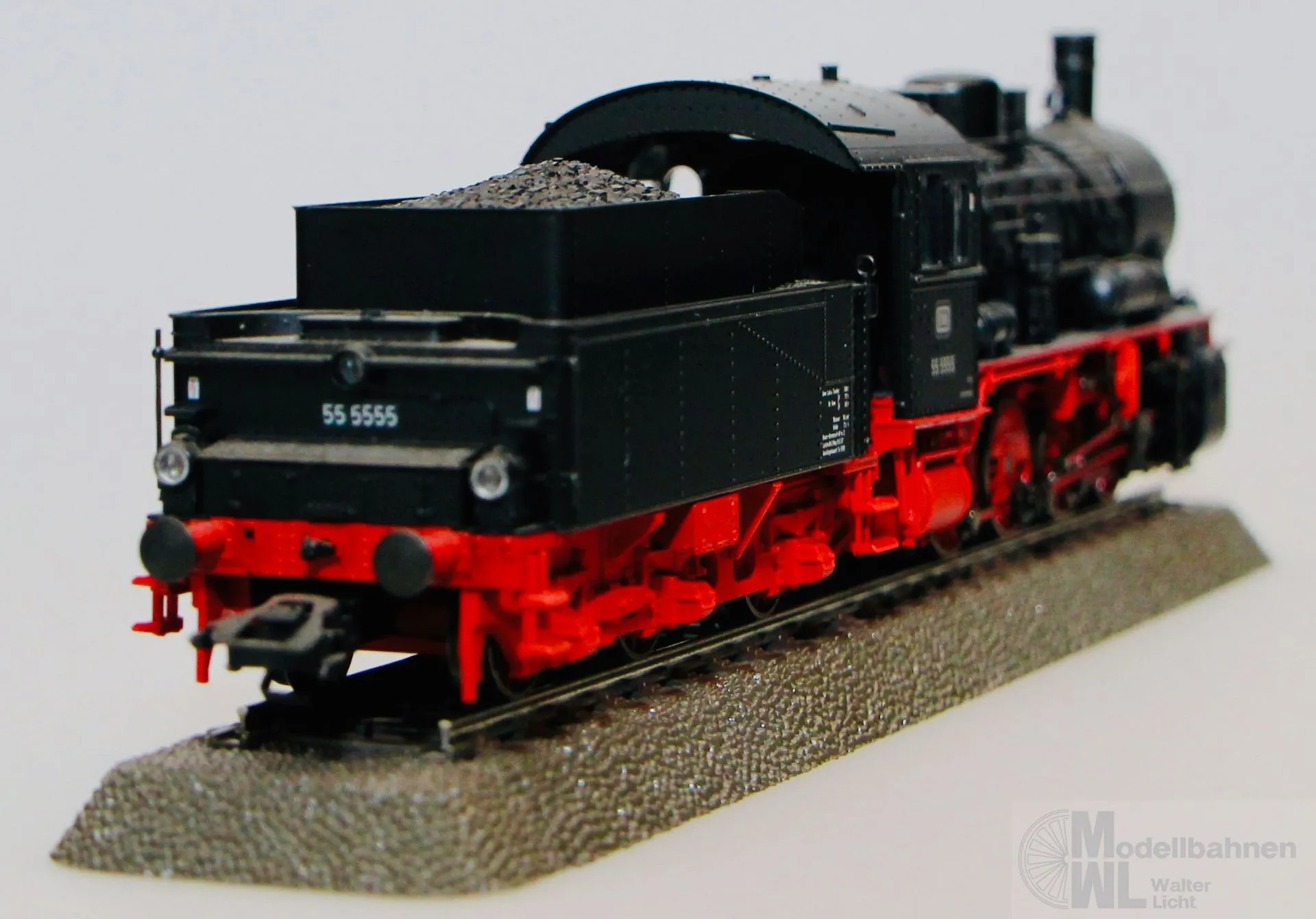 Märklin 37550 - MÄRKLIN - Dampflok BR 55 5555 DB Ep.III H0/WS Digital