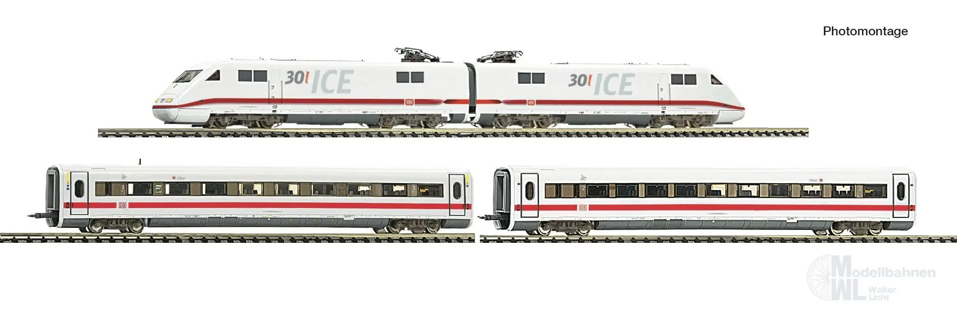 Fleischmann 7770012 - Triebzug ICE DB Ep.VI 30 Jahre 4.tlg. N 1:160 Sound