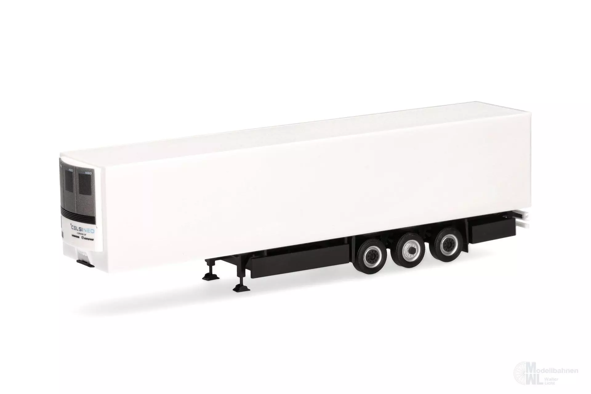 Herpa 077071 - Krone E-Trailer Kühlkoffer-Auflieger H0 1:87