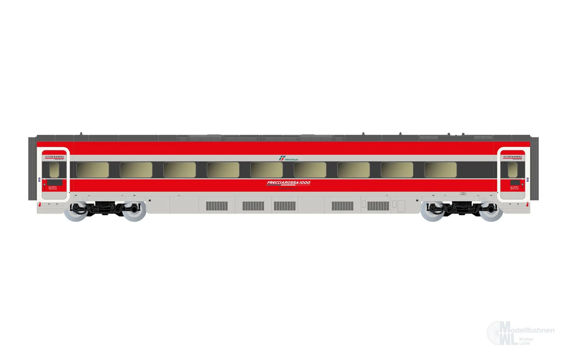 Arnold 3514 - Ergänzungswagen Set ETR 1000 FS Ep.VI Le plaisir 4.tlg. N 1:160