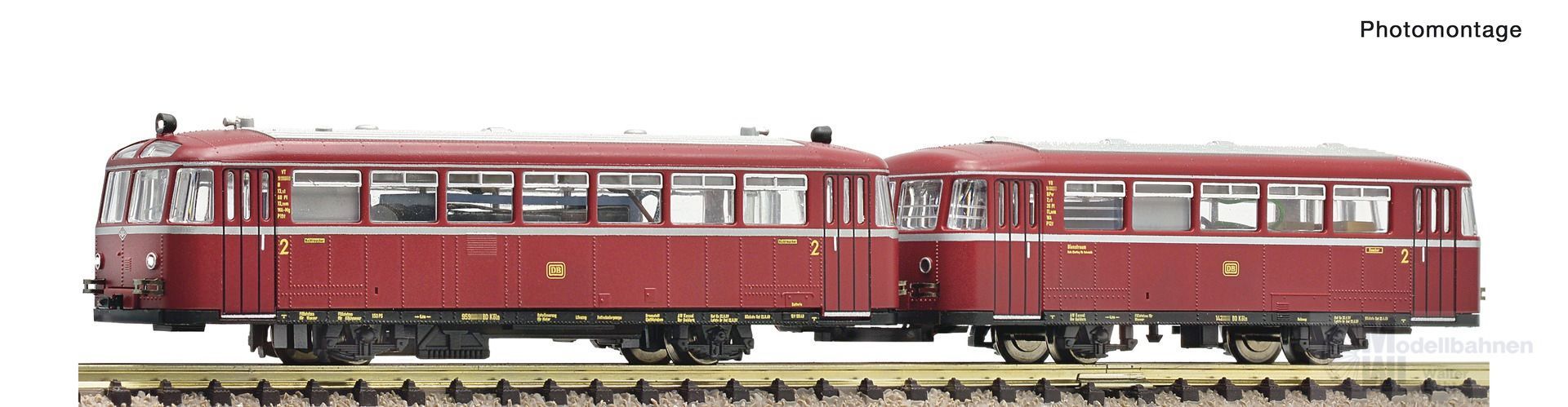 Fleischmann 7770005 - Schienenbus VT 95 DB Ep.III mit Beiwagen VB 142 N 1:160 Sound